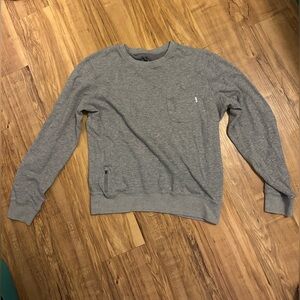 Vuori Men's Heather Gray Crewneck Sweater